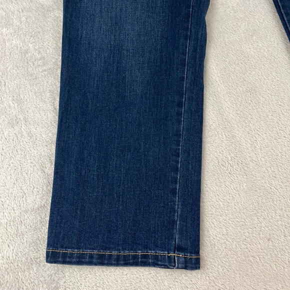 Gloria Vanderbilt Amanda 2.0 womens blue denim dark wash slim leg jeans size 16 - Picture 2 of 10